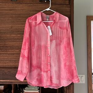 Women’s size 3 Chico sheer blouse